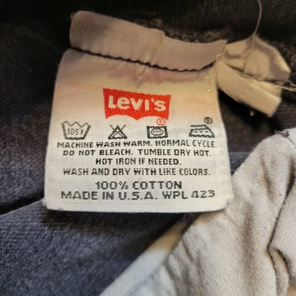 Levi's 501 Vintage Y2K Classic Men's Jeans Faded Black
